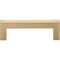 Elements 3" Center-to-Center Satin Bronze Square Stanton Cabinet Bar Pull 625-3SBZ - alternate 4